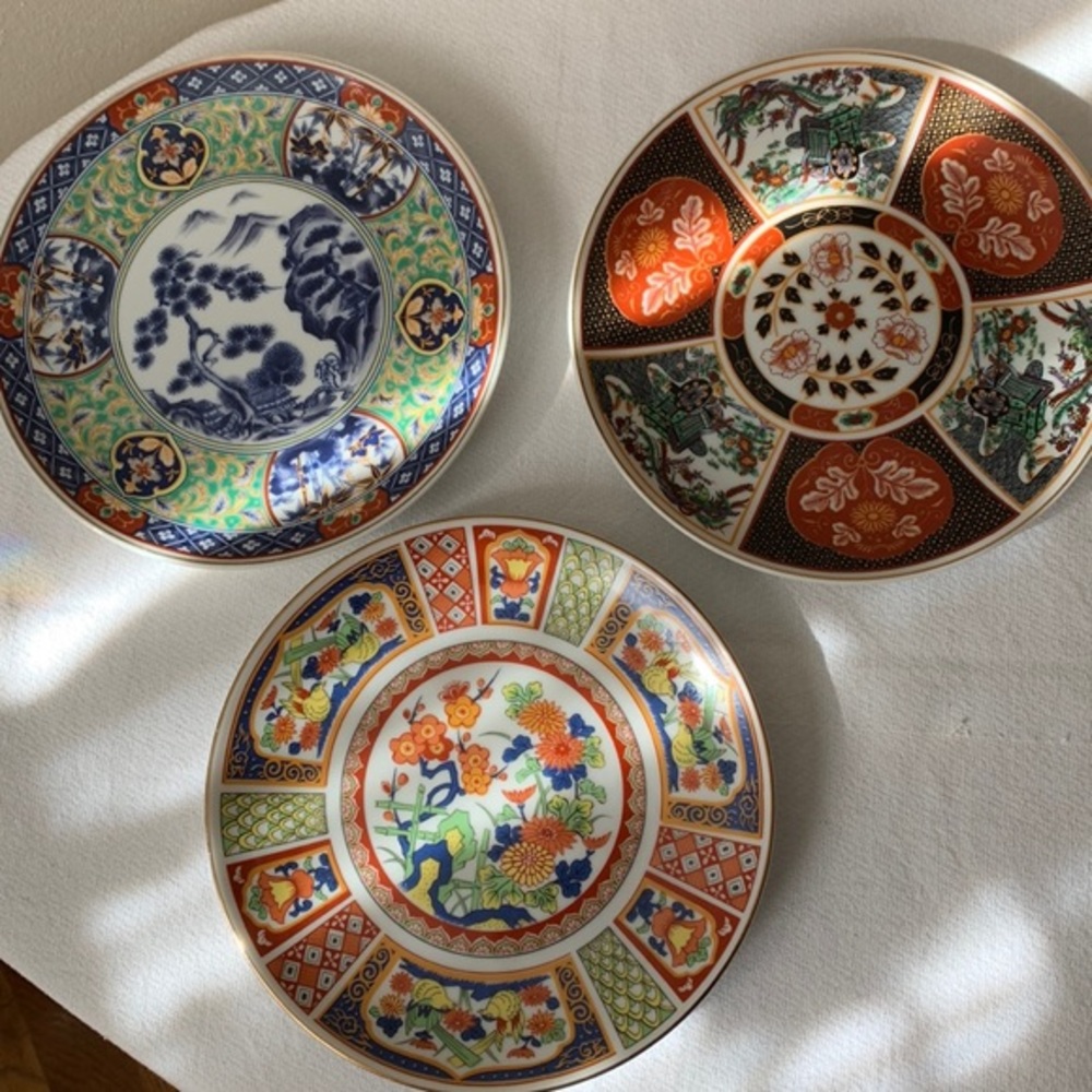 Imari Japanese 6 1/2” Wall Plaques